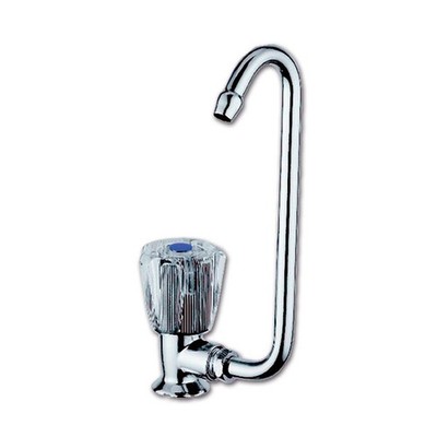 Einzelhahn links CRISTAL mit Klapplauf