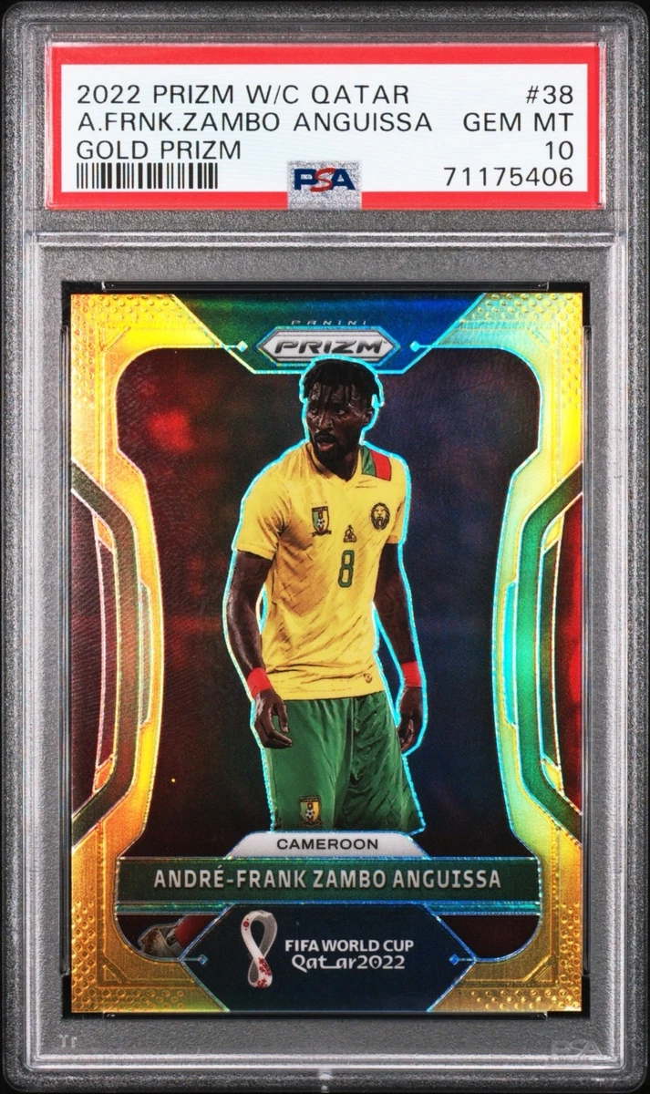 panini prizm Qatar gold Thiago 01/10 サイン 2022 Panini Prizm