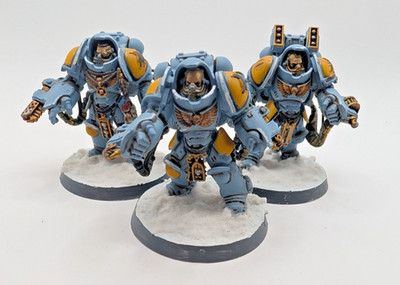 Warhammer 40k Space Wolves Aggressors Squad Painted Battle Ready GW 40 k