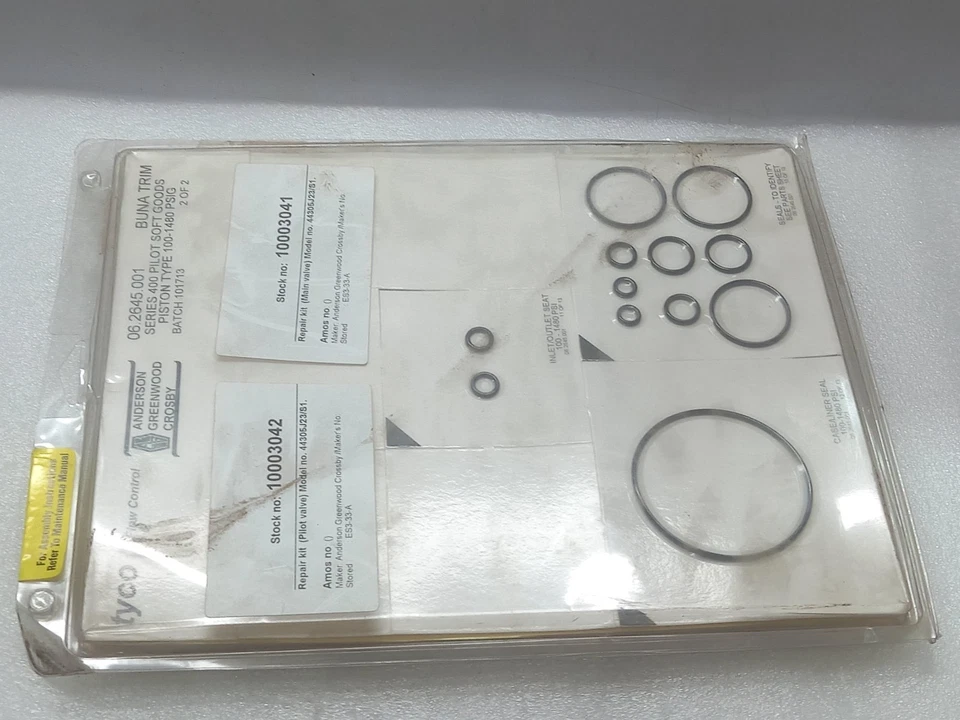 Anderson Greenwood 06.2645.001 Series 400 Pilot Soft Goods Kit - Image 4 of 4