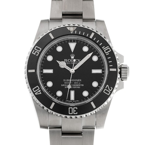 ROLEX Submariner 114060 black WATCH 730086