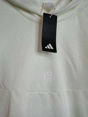 NEW Adidas James Harden Travel Hoody White 2XL - Picture 2 of 7