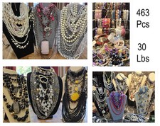 Vintage to Now Jewelry Lot Signed Unsigned Costume Necklace Bracelet 463pc 30lbs