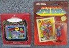 2 SUPERMAN ITEMS Hallmark Keepsake Ornament ERTL DC COMICS SUPER HEROES Die-cast — photo 1