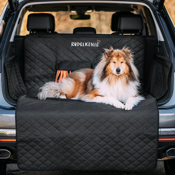 Rudelkönig Kofferraumschutz Hund - Auto Hundedecke Mit Ladekantenschutz | Gestep-image