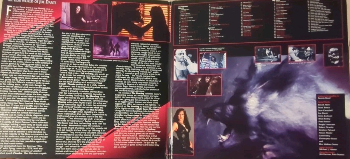 The Howling Collectors Edition Widescreen Laserdisc LD (1981