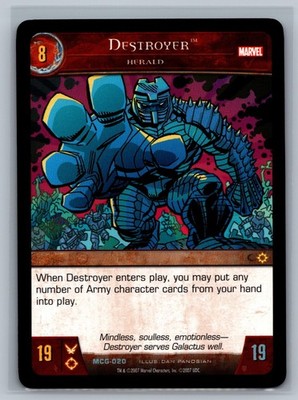 Vs System TCG The Coming of Galactus Destroyer #MCG-020 CCG