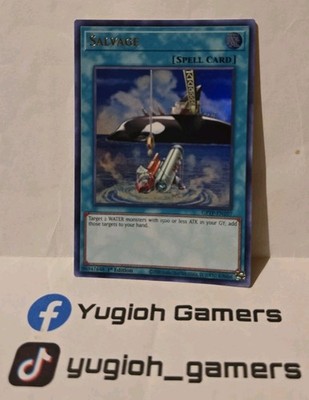 YUGIOH SALVAGE GFTP 1ST EDITION ULTRA LIGHT PLAYED 