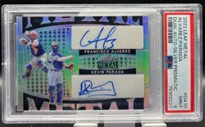 2022 Leaf Metal Francisco Alvarez Kevin Parada Dual Auto Silver #/7 PSA 9 MINT