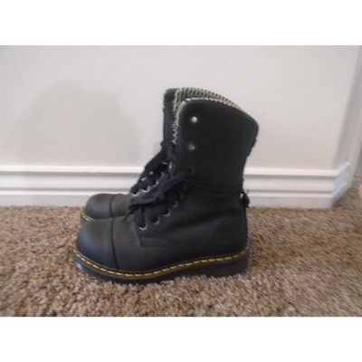 Dr martens Doc martens Women s Leah Steel Toe Black Boots Size 7