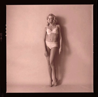 LQQK 3 vintage 1981 negative MAGNIFICENT LINGERIE FASHION MODEL NEXT DOOR #80
