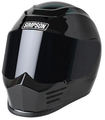 Simpson Helmets Speed Bandit Motorcycle Helmet, 2X-Large [Black]