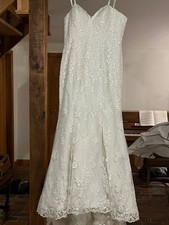 Wedding Dress Ian Stuart NWOT 18-20 Pale Blue