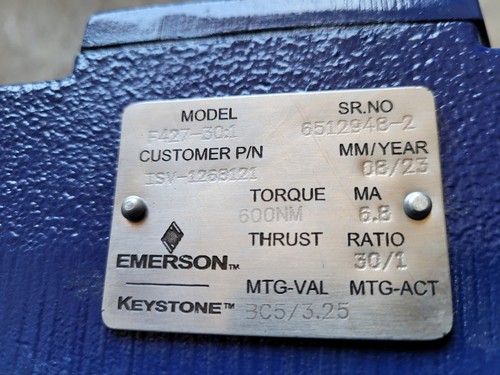 Emerson Keystone ISV-1268121 F427-30:1 coppia 800NM rapporto 30/1 nuovo - Foto 6 di 7