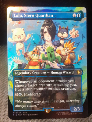 1x MTG FOIL '' LULU STERN GUARDIAN '' / FINAL FANTASY HOLIDAY / CHOCOBO TRACK FOIL