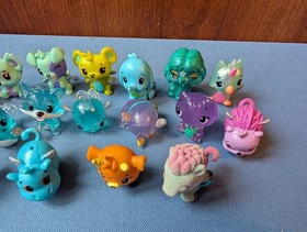 18 hatchimals zebra, narwhal, porcupine, hippo, elephant, fox, dogs, cats, birds