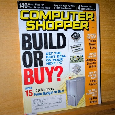 Computer Shopper Magazine March 2004 Issue 288 Build or Buy?