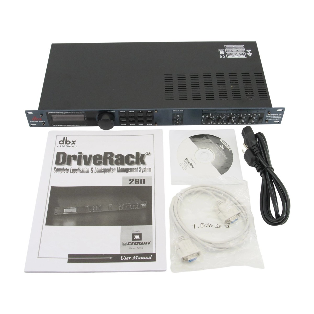 中古 dbx DRack 260 dbx DriveRack 260 Loudspeaker Management System - Black for sale