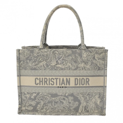 Dior BOOK TOTE M1296ZRXV_M981 Tote Bag Canvas, Toile White #WB3497