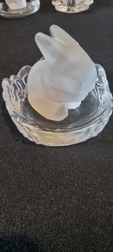 Rabbit, The Franklin Mint Collectable Crystal Animal Surprises - Picture 3 of 3