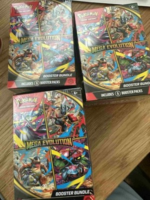 Pokemon TCG Mega Evolution Booster Bundle Set of 3 Sealed Brand New