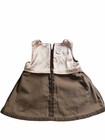 Gymboree Vintage "Fox Trot" Brown 3-6 Months Cotton Embroidered jumper dress — photo 8