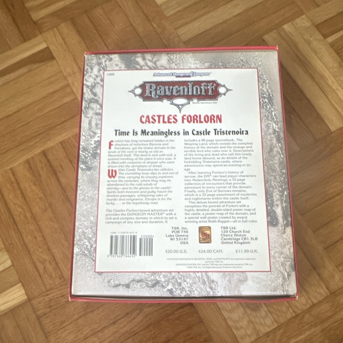 AD&D Castles Forlorn. Dungeons & Dragons Ravenloft Box Set.