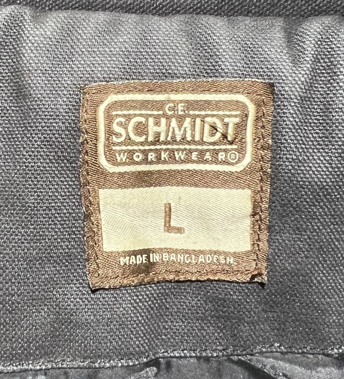 C.E. Schmidt Workwear Heavy Work Jacket Faded Black Large image 6