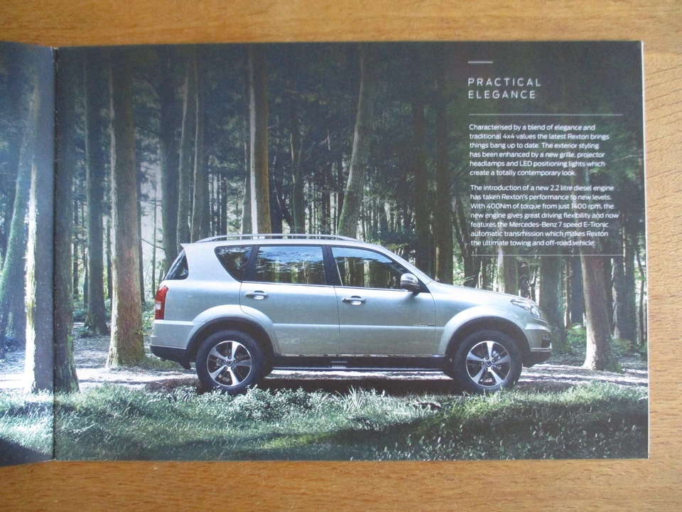 Ssangyong Rexton UK Sales Brochure (2016) - Image 2 of 4
