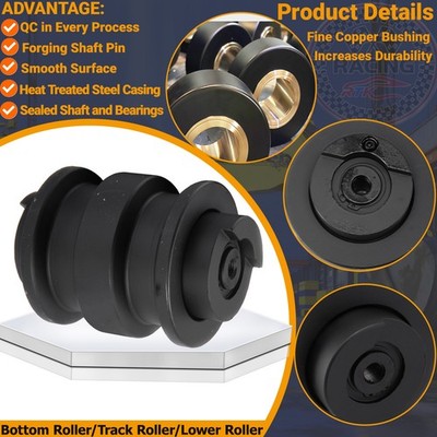 Bottom Roller Fits Kobelco SK025,SK025-2/ Takeuchi TB025 TB035 TB125 TB135 TB228