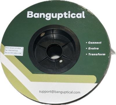 Banguptical OD-5.0mm Outdoor 330ft (100m) Armored OS2 LC to SC Single Mode Fiber