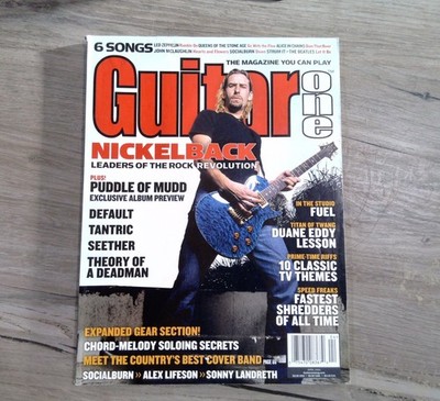 Guitar One Magazine April 2003 Nickelback Chad Kroeger Puddle of Mudd