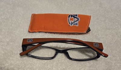 Vintage Auburn University Tigers Cheater Eyeglasses from J & M Strength Unknown