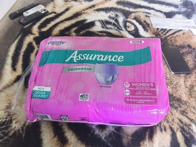 Assurance Women Maximum Absorbency Protective Underwear... Size S/M