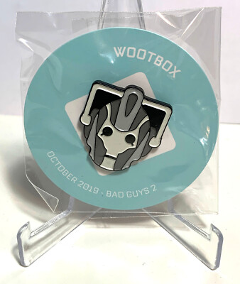 LOOT CRATE WOOT BOX EXCLUSIVE DR WHO CYBERMAN LIMITED EDITION PIN BADGE
