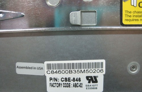 SuperMicro 4U Storage Array JBOD SAS2 X8DAH+-F 24xCaddy SAS2 6Gbp Expander 2xPSU - Picture 4 of 5