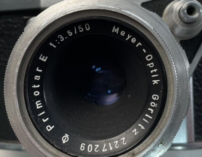 Meyer Optik Gorlitz 50mm F/3.5 Primotar E Exakta/Exa Mount Vintage