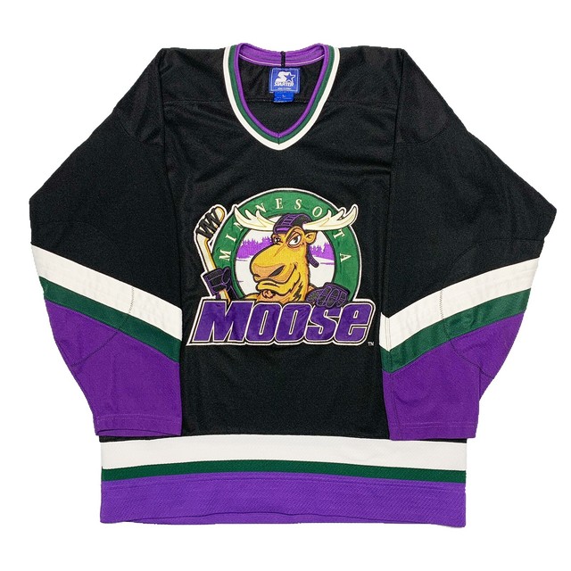 Vtg Rare IHL Minnesota Moose Starter Hockey Jersey. Mens Large eBay