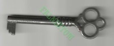 Vintage Hollow Barrel Skeleton Key - Approx 3" Long