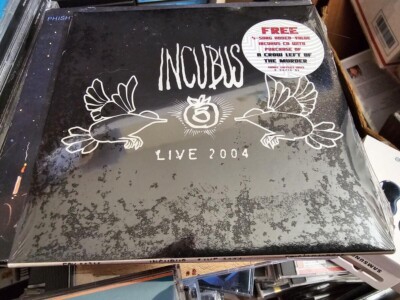 Incubus LIVE 2004 with 4 RARE LIVE trx PROMO BONUS CD Single SEALED Limited USA