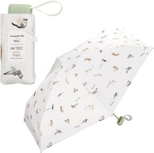 Wpc. Masayuki Oki Cat Folding Umbrella sunny & rainy  cute 4 Design Black inner