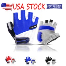 Half Finger Gloves Anti-slip Breathable Cycling Riding Motorcycle Men Gloves