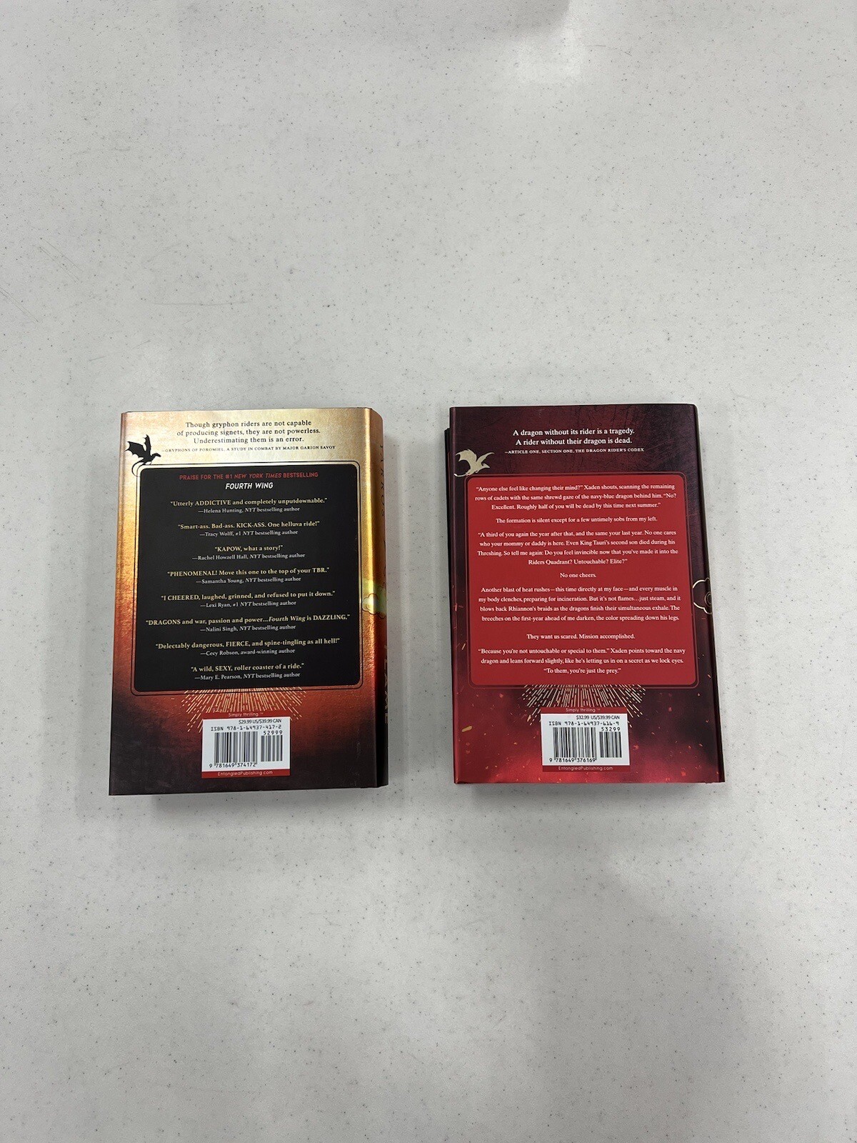 IRON FLAME & FOURTH WING HOLIDAY EDITION REBECCA YARROS SPRAYED EDGES