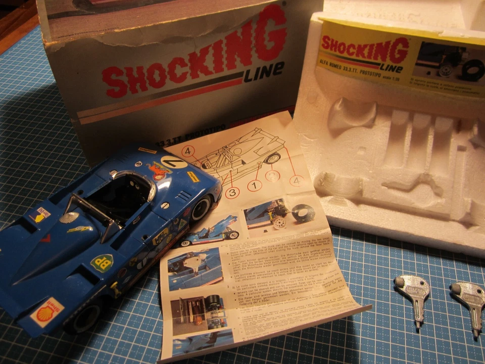 ALFA ROMEO 33.3 TT PROTOTIPO EDISON GIOCATTOLI SHOCKING 1:20 - Immagine 4 di 4