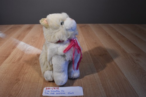 Tb Trading Co Tan and White Cat With Blue Eyes Plush(310-1414) - Picture 2 of 5