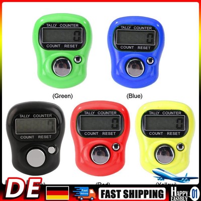 Mini Finger Counter LCD Electronic Digital Counter Range 0-99999 (Green) Hot