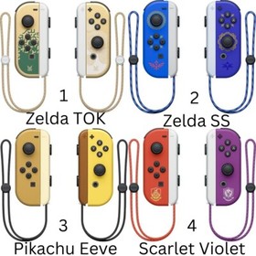 Nintendo Switch/OLED Hall Effect Never Drift Wireless JoyCons -With Wrist Straps