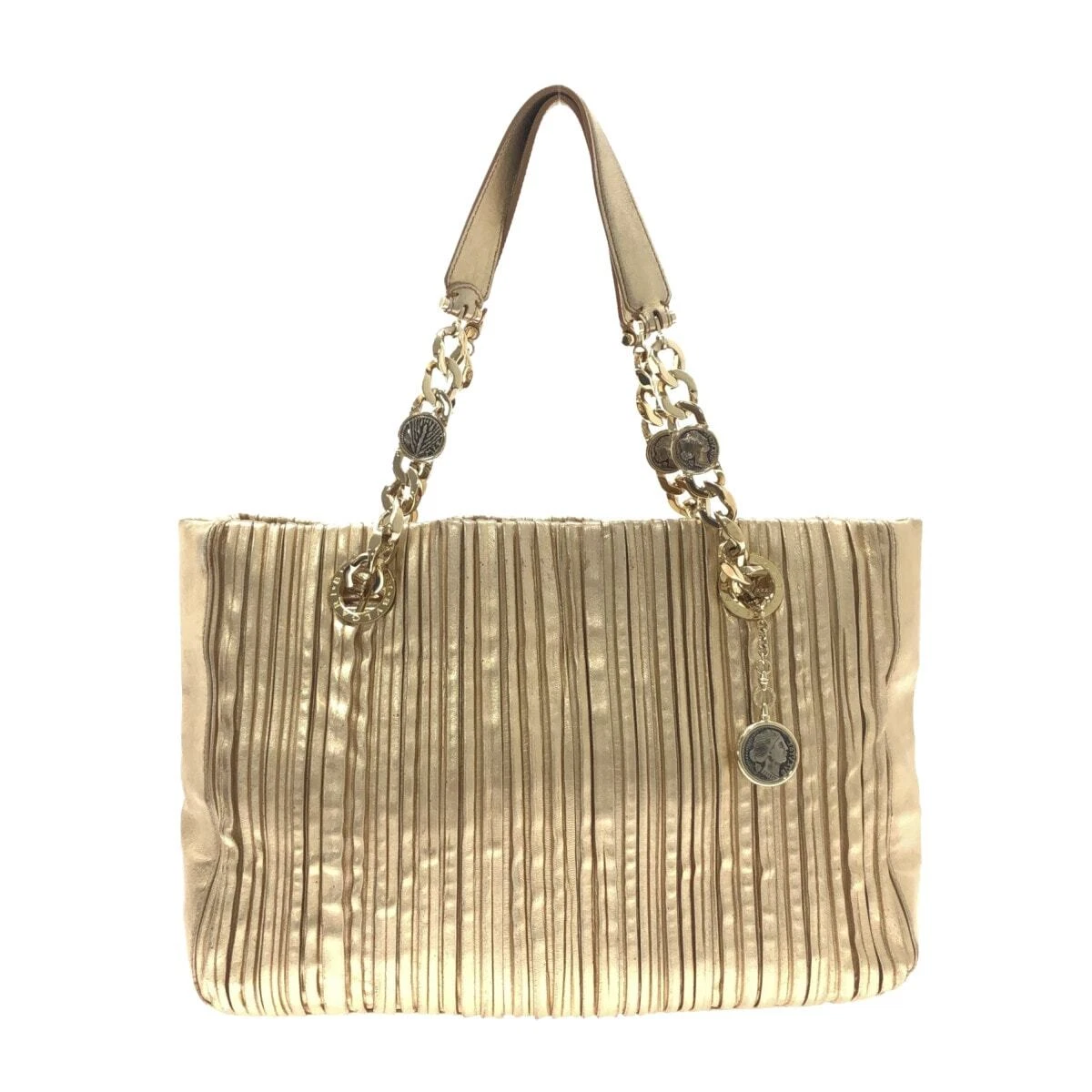 Bvlgari store gold bag