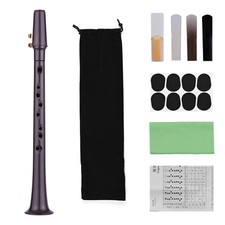 11-hole Pocket Saxophone Sax Kit W/with Alto Mouthpiece Ligature Bag K7J0