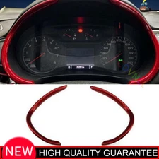 For Chevrolet Malibu 2016-2022 Bright Red Inner Dashboard Frame Trim Cover Bezel